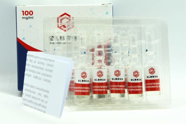 Testosterone Propionate (Elbrus Pharmaceuticals) (10 Phiolen x 100mg) – Bild 3