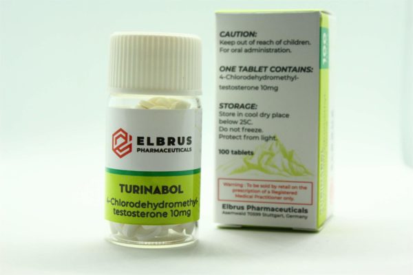 Turinabol (Elbrus Pharmaceuticals) (100 Tabletten x 10mg) – Bild 2