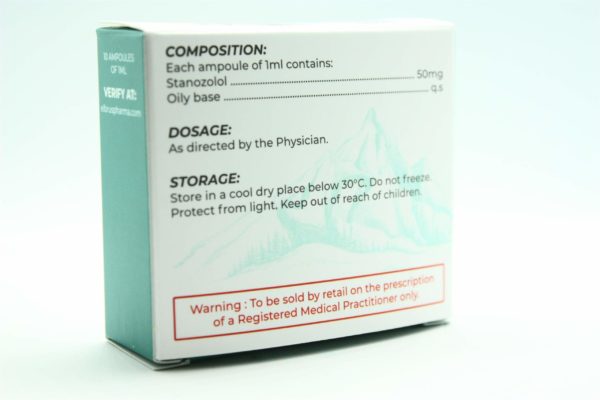 Winstrol (Elbrus Pharmaceuticals) (10 Phiolen x 50mg) – Bild 3