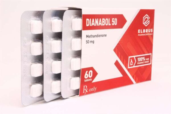 Dianabol 50 (Elbrus Pharma) (60 Tabletten x 50mg) – Bild 2
